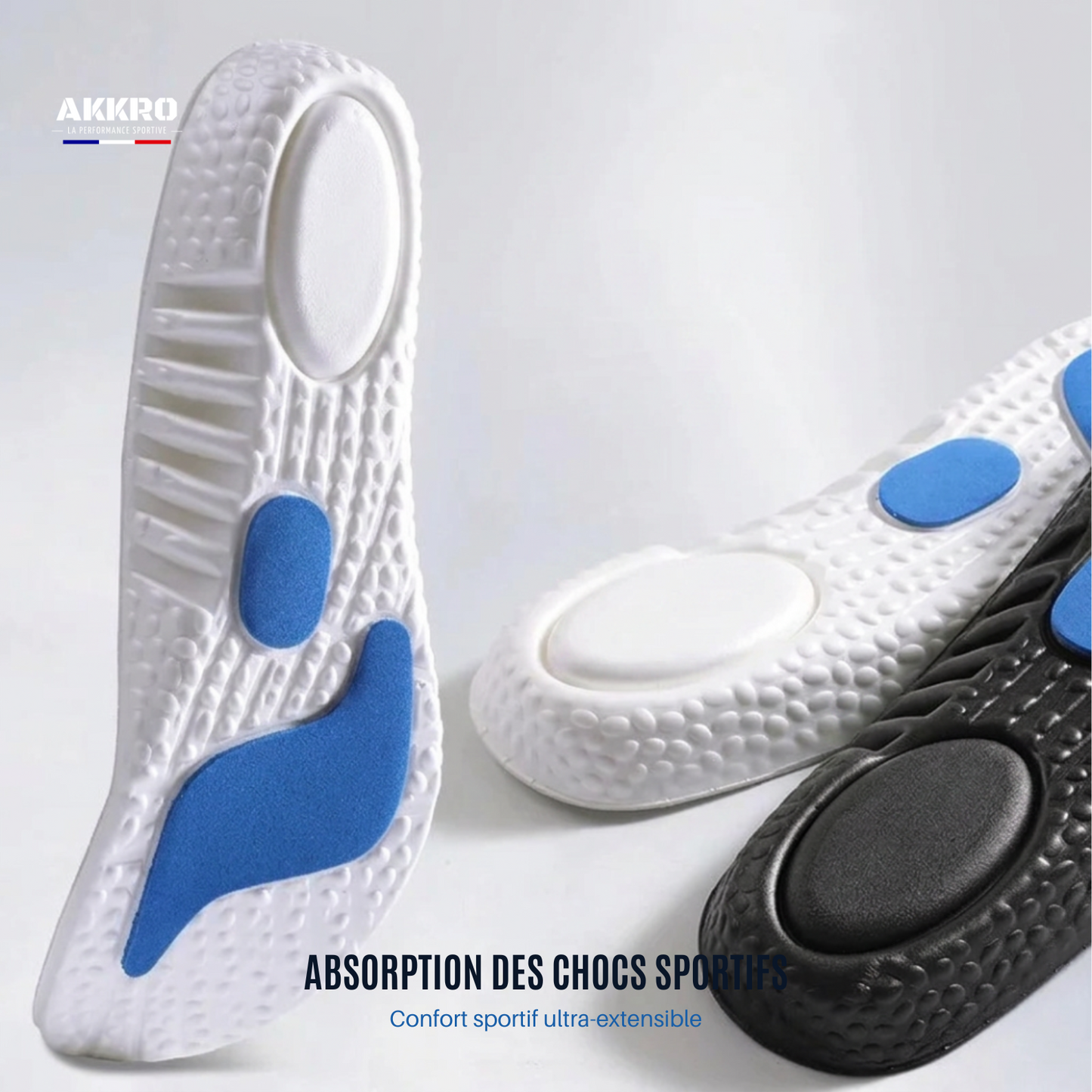 Semelles Performance Sportive AKKRO — Courez Plus Loin, Sans Douleur
